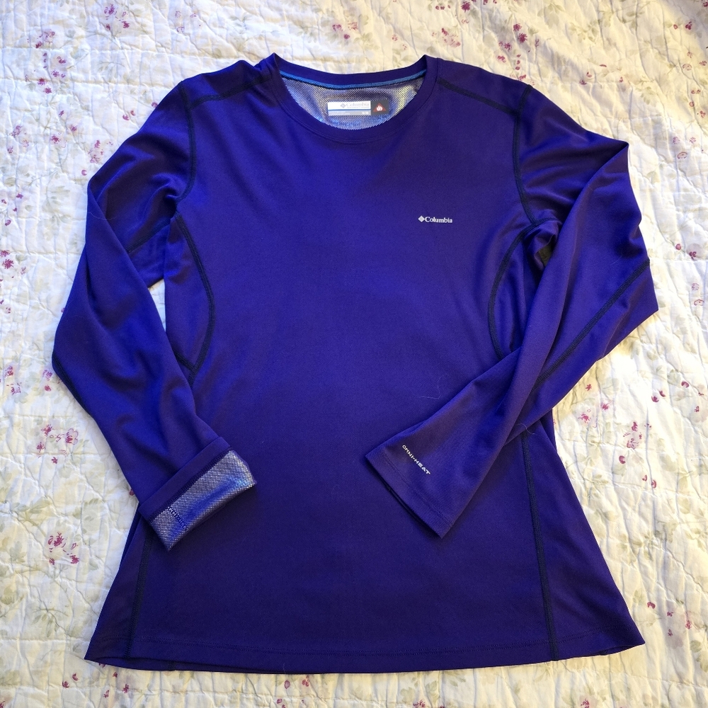 Columbia Purple Long Sleeve Shirt